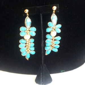 Mexican handmade glass beads earrings ( Box A)